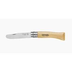   Opinel My First Zsebkés N°07, ajándék gravírozással, Bükkfa - rozsdamentes acél, 8cm - 03835