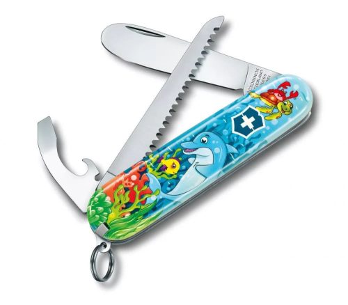 Victorinox My First bicska ajándék gravírozással | Childre Sets | Animal Edition - Delfin Dolphi - 0.2373.E1