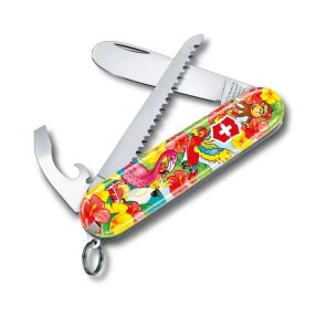   Victorinox My First bicska ajándék gravírozással | Childre Sets | Animal Edition - Papagáj Parrot - 0.2373.E3