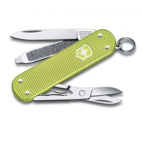   Victorinox Classic SD Alox ajándék gravírozással| Zsebkés Lime Twist - 0.6221.241G