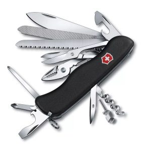   Victorinox bicska ajándék gravírozással - Work Champ | Fekete - 0.8564.3