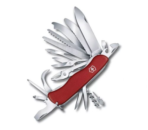 Victorinox bicska ajándék gravírozással - Work Champ XL | Piros - 0.8564.XL