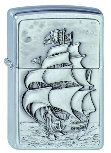 Zippo öngyújtó ajándék gravírozással - 1300154 Pirate's Ship