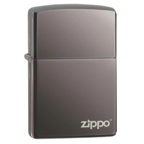   Zippo öngyújtó ajándék gravírozással - 150ZL Black Ice W/Z-Logo
