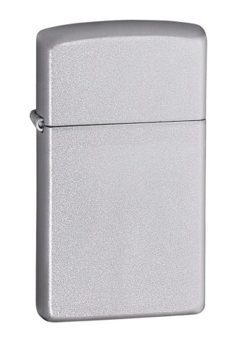 Zippo öngyújtó ajándék gravírozással - 1605 Slim Satin Chrome