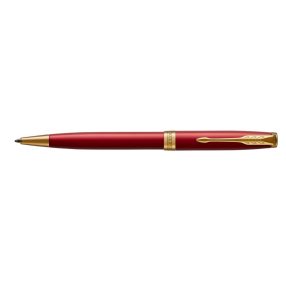   Parker Royal Sonnet Golyóstoll ajándék gravírozással, Piros, Arany Klipsz - 1931476