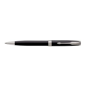   Parker Royal Sonnet Golyóstoll ajándék gravírozással, Lakk Fekete, Ezüst Klipsz - 1931502