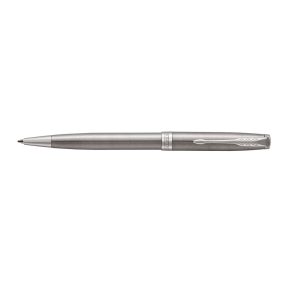   Parker Royal Sonnet Golyóstoll ajándék gravírozással, Rozsdamentes Acél, Ezüst Klipsz - 1931512