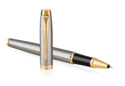 Parker Royal IM rollertoll ajándék gravírozással - Rozsdamentes acél, arany klipsz 1931663