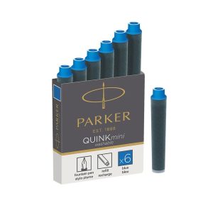   Parker Royal Tintapatron Töltőtollhoz, rövid, 37 mm - Kék - 6 db/doboz - 1950409