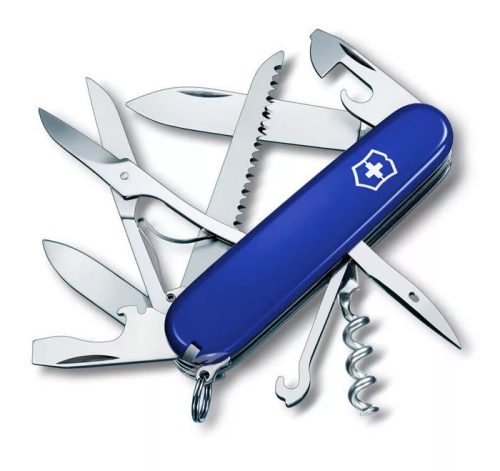 Victorinox bicska ajándék gravírozással - Huntsman | Blue - 1.3713.2