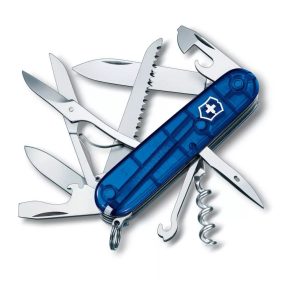   Victorinox bicska ajándék gravírozással - Huntsman | Blue tran - 1.3713.T2