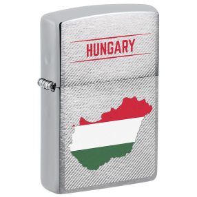   Zippo öngyújtó ajándék gravírozással - 200 Hungary Map