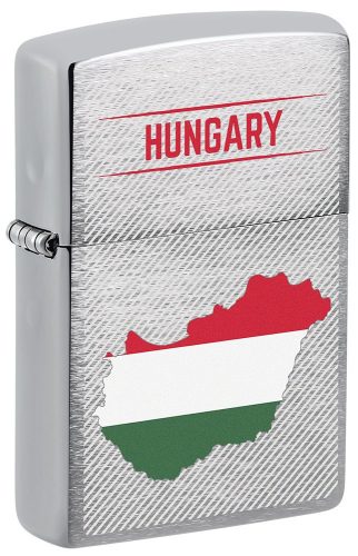 Zippo öngyújtó ajándék gravírozással - 200 Hungary Map