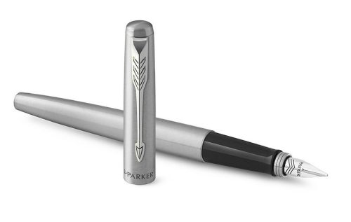 Parker Royal Jotter töltőtoll ajándék gravírozással - Rozsdamentes acél, ezüst klipsz 2030946