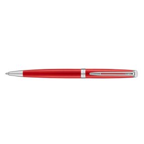   Waterman Hemisphere Golyóstoll ajándék gravírozással, Piros, Ezüst Klipsz - 2046601