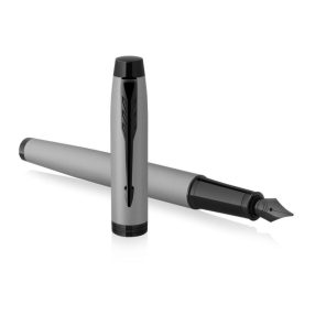  Parker Royal IM töltőtoll ajándék gravírozással - Matt szürke, fekete klipsz 2127619