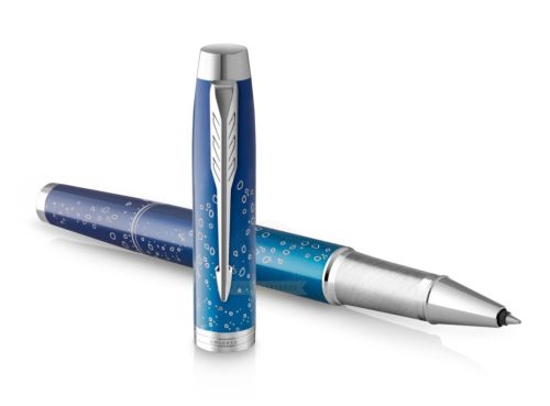 Parker Royal IM Premium Roller ajándék gravírozással, The Last Frontier Sugmerge Ezüst Klipsz - 2169070