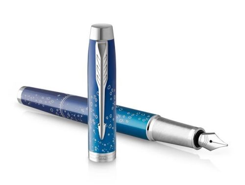 Parker Royal IM Premium Töltőtoll ajándék gravírozással, The Last Frontier Sugmerge Ezüst Klipsz - 2169070