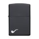 Zippo pipagyújtó ajándék gravírozással - 218pl Black Matte Pipe Lt