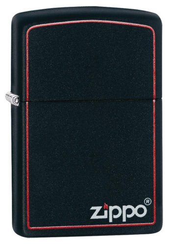 Zippo öngyújtó ajándék gravírozással - 218zb reg Black/Z-BRDR