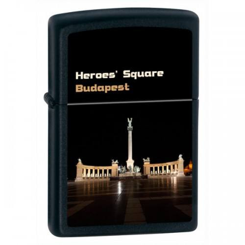 Zippo öngyújtó ajándék gravírozással - 218 Hungary - Heroes Square