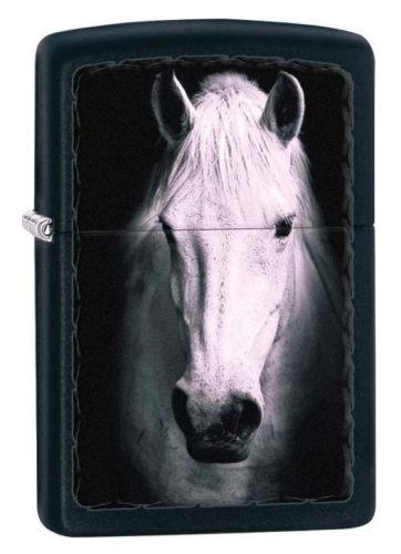 Zippo öngyújtó ajándék gravírozással - 218 White Horse