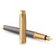 Parker Royal IM Pioneer Arrow töltőtoll ajándék gravírozással Szürke, Cizellált, Arany klipsz - 2200956