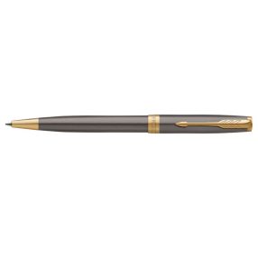   Parker Royal Sonnet Golyóstoll ajándék gravírozással, Szürke, Arany Klipsz - 2213679