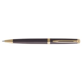   Waterman Hemisphere Golyóstoll ajándék gravírozással, Láva fekete, Arany klipsz - 2217942