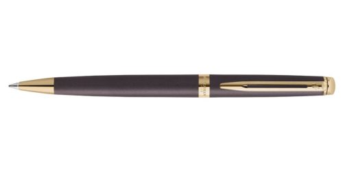Waterman Hemisphere Golyóstoll ajándék gravírozással, Láva fekete, Arany klipsz - 2217942