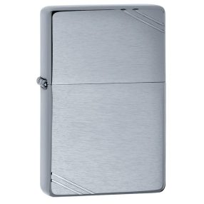   Zippo öngyújtó ajándék gravírozással - 230 Vintage Br Fin Chrom