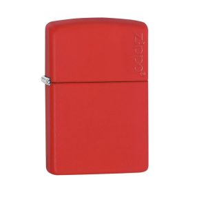  Zippo öngyújtó ajándék gravírozással - 233zl Red Matte Zippo Logo