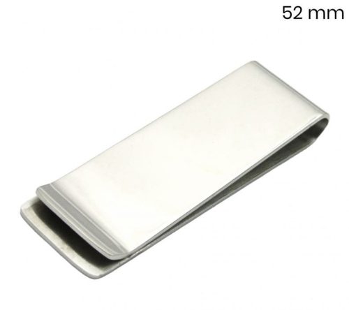 Rozsdamentes acél pénzcsipesz - ezüst színű - 24098100