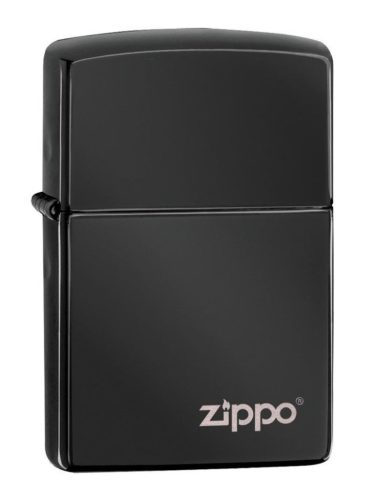 Zippo öngyújtó ajándék gravírozással - 24756ZL Ebony W/ZIPPO