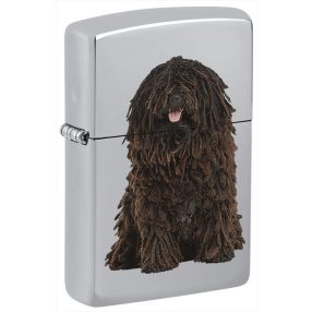   Zippo öngyújtó ajándék gravírozással - 250 Puli Dog Design