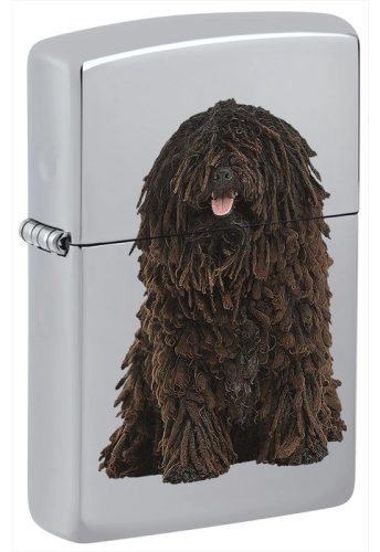 Zippo öngyújtó ajándék gravírozással - 250 Puli Dog Design