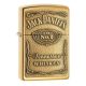 Zippo öngyújtó ajándék gravírozással - 254BJD 428 J Daniels LBL
