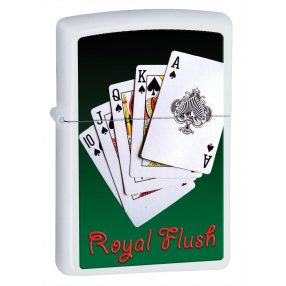   Zippo öngyújtó ajándék gravírozással - 28038 Royal Flush