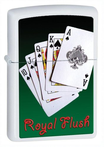 Zippo öngyújtó ajándék gravírozással - 28038 Royal Flush