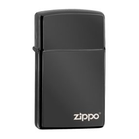   Zippo öngyújtó ajándék gravírozással - 28123ZL Slim ebony with Zippo