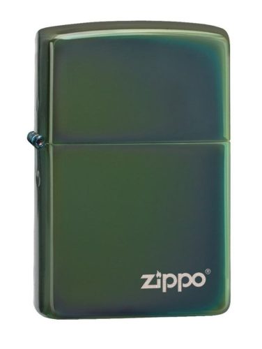 Zippo öngyújtó ajándék gravírozással - 28129ZL Hi Pol Green w/Zippo