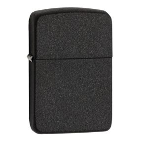   Zippo öngyújtó ajándék gravírozással - 28582 Rep Black Crackle