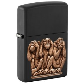   Zippo öngyújtó ajándék gravírozással - 29409 Three Monkeys