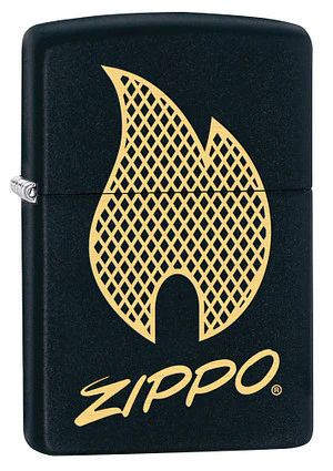 Zippo öngyújtó ajándék gravírozással - 29686 PF18 Zippo Script Logo Design