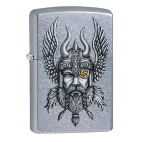   Zippo öngyújtó ajándék gravírozással - 29871 Viking Warrior Design