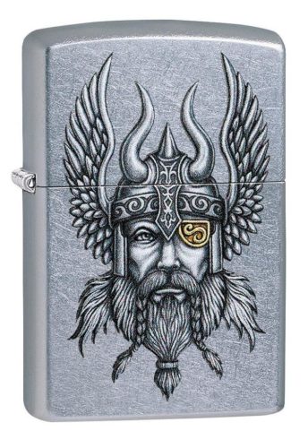 Zippo öngyújtó ajándék gravírozással - 29871 Viking Warrior Design