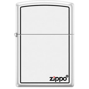   Zippo öngyújtó ajándék gravírozással - 400239 Classic White and Black Zippo