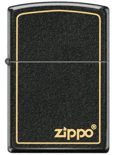 Zippo öngyújtó ajándék gravírozással - 403836 Classic Black Crackle ® Zippo