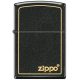 Zippo öngyújtó ajándék gravírozással - 403836 Classic Black Crackle ® Zippo